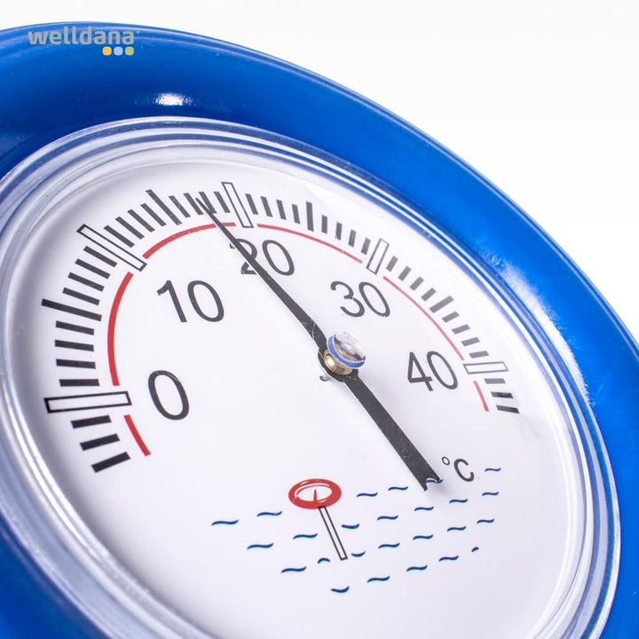 Termometer m / blå ring