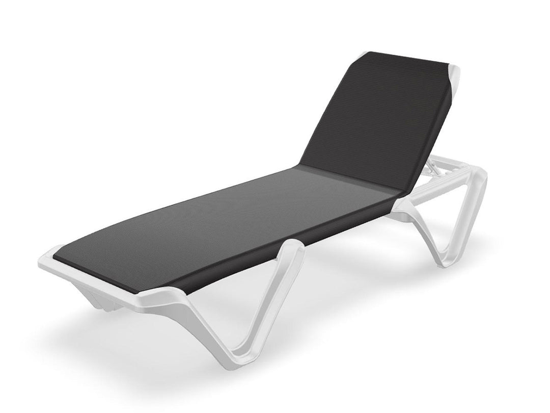 Solseng i plast med mørkegrå betræk | Eva Pro Prestige | Balliu