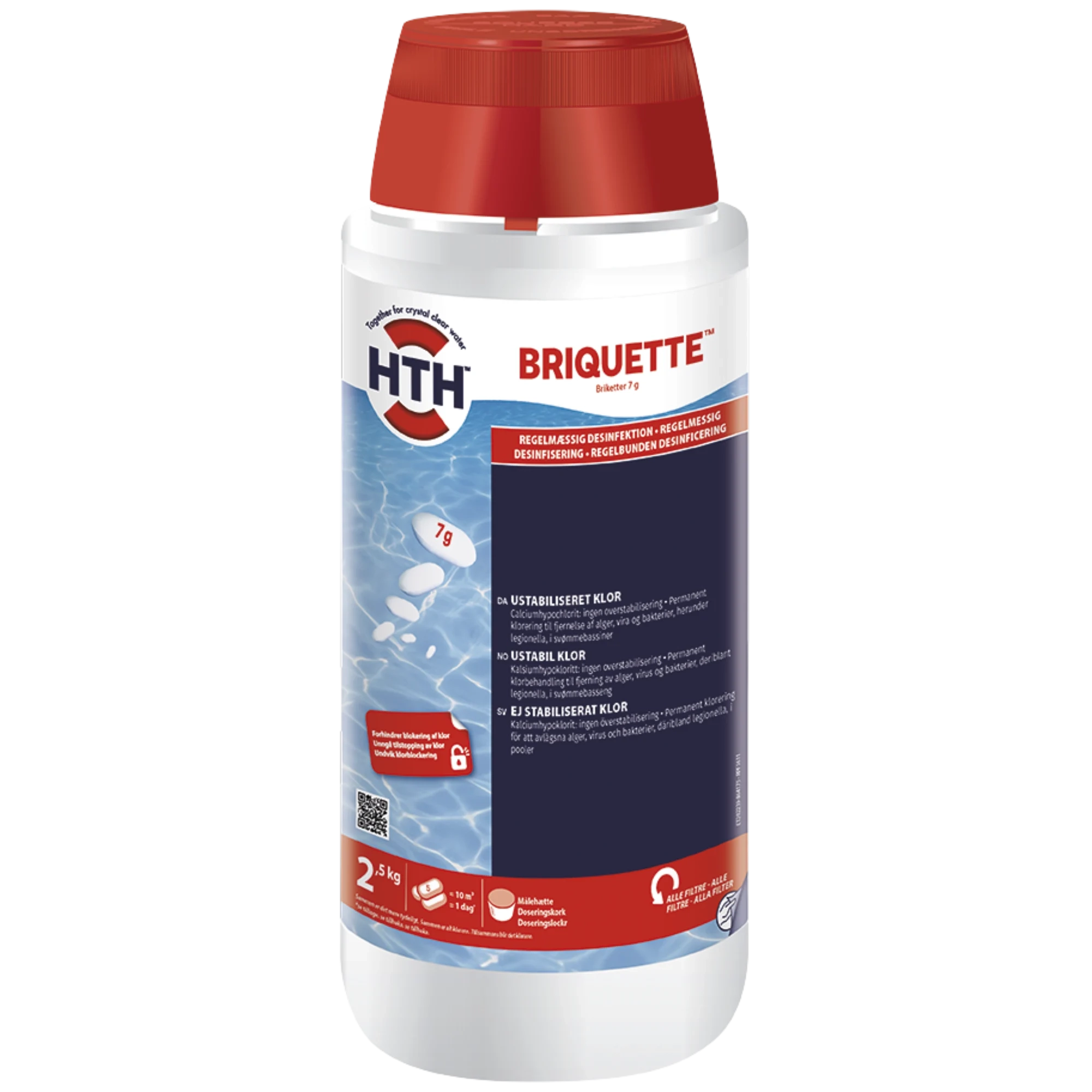 HTH Briquette Day Tabs (2,5kg)